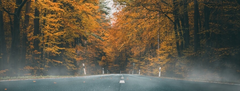 Fall and winter driving Irvine, CA